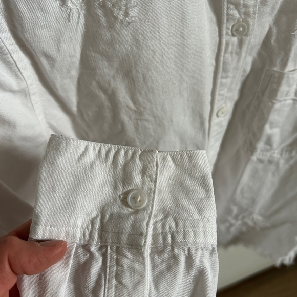 Rails Ingrid Shirt White with Star Pattern - Picture 3 of 9